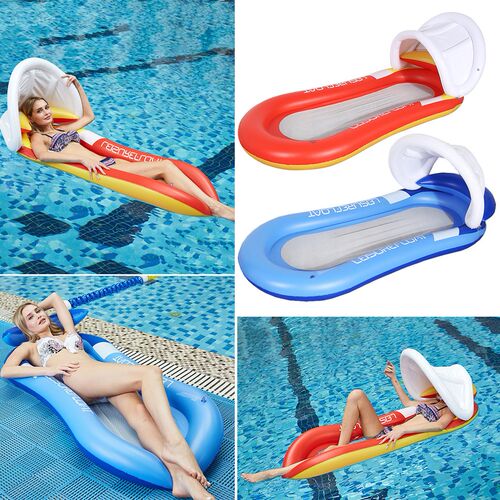 Buoy Floating PVC Inflatable Floating Bed Water Game Lounge