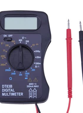 Portable Digital Multimeter 1999 Counts Mini Pocket Ammeter