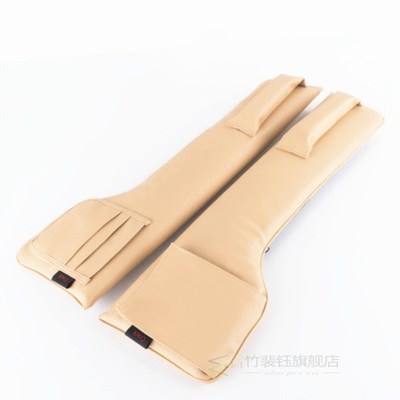 Updated Car Seat Gap Filler Pockets PU Leather Auto Seats Le