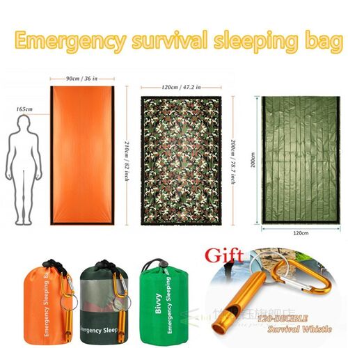 Emergency Bivy Sack, Survival Sleeping Bag Emergency Blanket