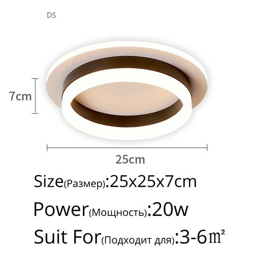 LED Chandelier Light Corridor Hallway Surface Mounted Acryli