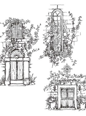 Garden Windowsill Silicone Clear Seal Stamp DIY Scrapbooking