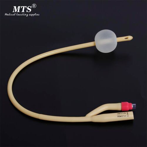 10pcs Latex Foley Catheter 2 Way Silicone Coated Plastic Val