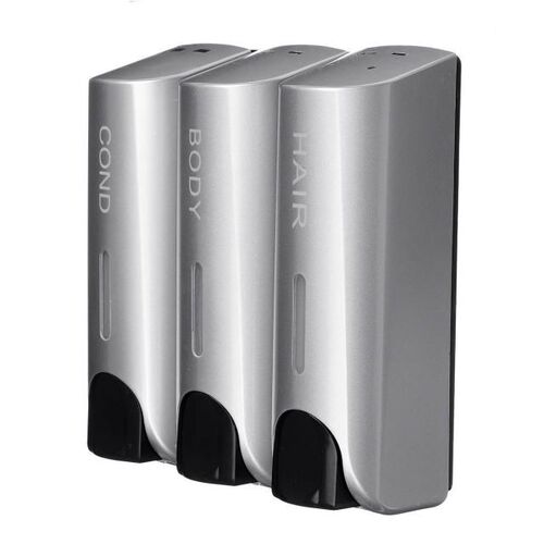 1/2/3 Bottle Soap Dispenser Wall-mount Shower Bath Shampoo D