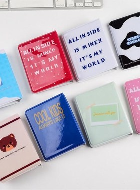 Cute Album Clear Pockets Holds Mini Photos Instax Photo Albu
