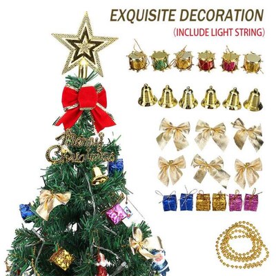 60cm Miniature Christmas Tree Small Artificial Sisal Snow La