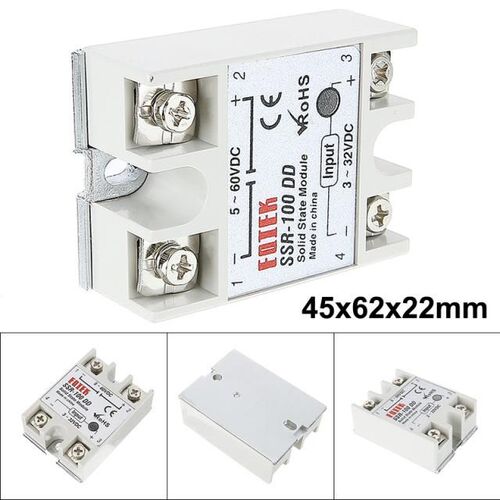 1pc Reliable SSR-100DD Solid State Module Solid-state Relays