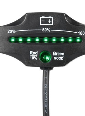 12 V 24V Cell Tester LEDs Leads Acid Storage  Indicator Gaug