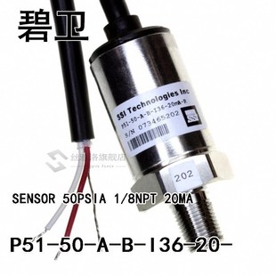 P51 000 SENSOR I36 50PSIA 20MA 8NPT