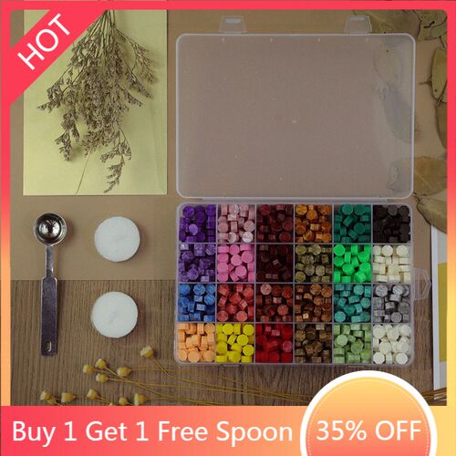 600Pcs/box Sealing Wax Beads Stamp Wax Seal Beaded Waxes for