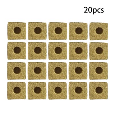 25x25x40mm Mini Compress Base Practical Rockwool Cubes Multi
