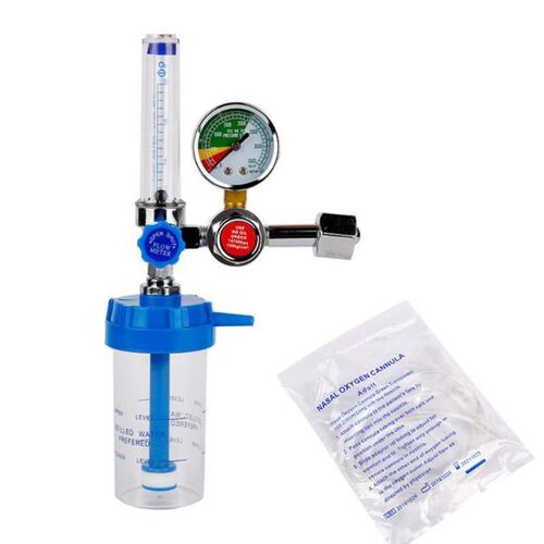 Oxygen Pressure Reducing Valve Regulator G5/8 Flow Meter Abs