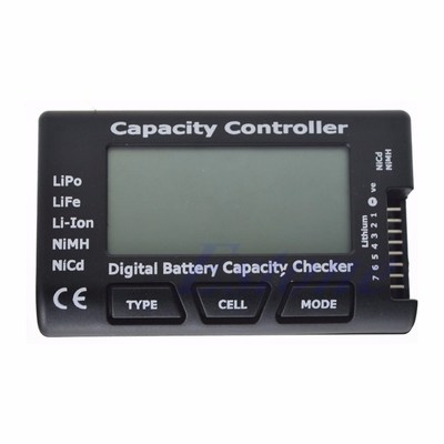 Digital Battery Capacity Checker RC CellMeter 7  LiPo LiFe L