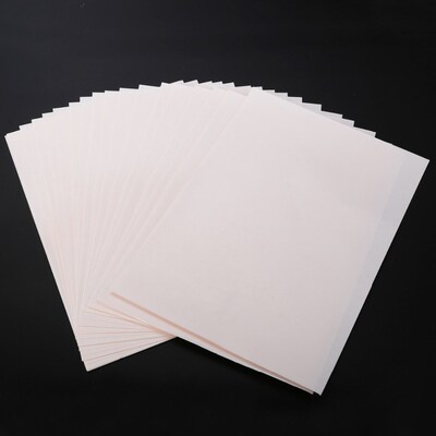 20pcs Iron On T-shirt Light Fabric A4 Heat Transfer Paper Fo