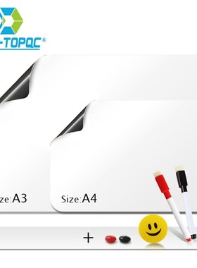 Flexible Mini Whiteboard Fridge Magnets Soft Message Board R