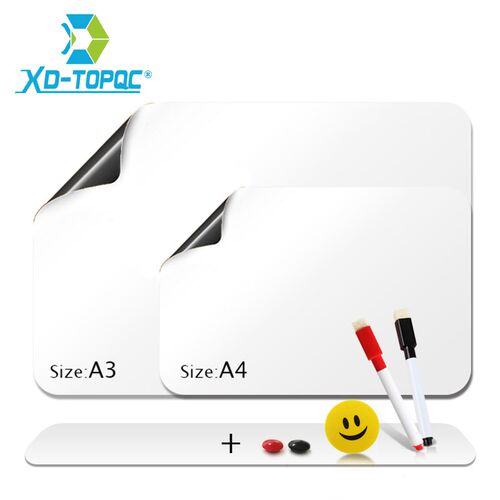 Flexible Mini Whiteboard Fridge Magnets Soft Message Board R