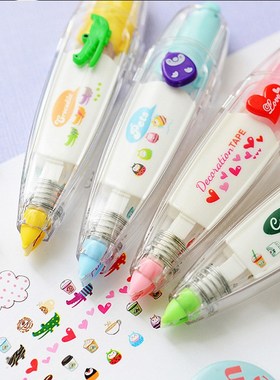 DIY Cartoon Decorative Correction Tape Cute Kawaii Flower La