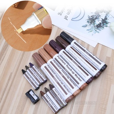 1Set Wood Repair System Kit Filler Sticks Touch Up Marker Fl