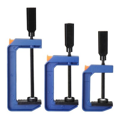 3/4/6 Inch Aluminum Quick Release C Clamp Woodworking Fixtur