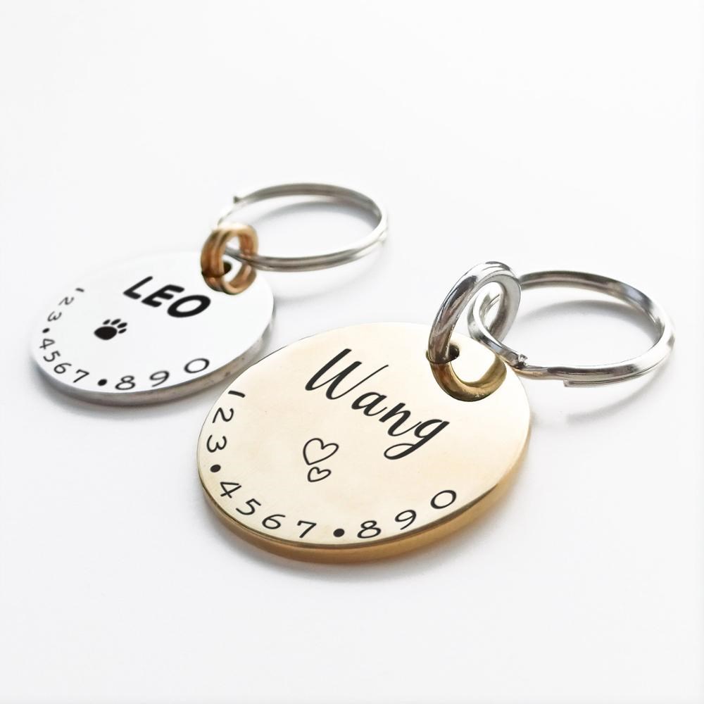 Personalized Pet Cat Dog ID Tag Collar Accessories MW001 Cus