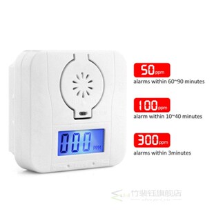 CO Gas Sensor Detector Carbon Monoxide and Smoke Alarm Detec