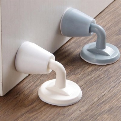 Household Door Stopper Noiseless No Need Drilling Holes Sili