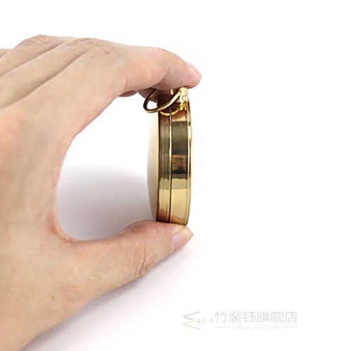 Outdoor Multi-function Pure Copper Clamshell Compass With Lu