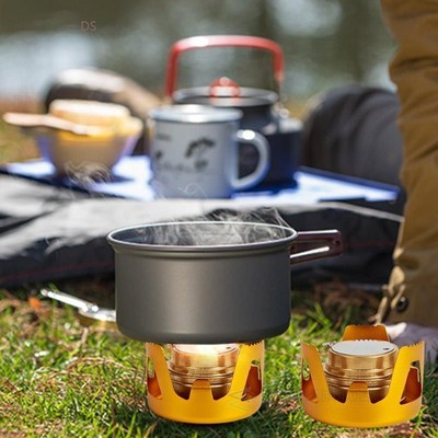 Cooking Handle Stainless Steel Camping Alcohol Stove Fuel St