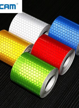 *ESCAM 5cmx3m Car Reflective Material Tape er Automobile Mot