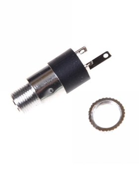 Stereo Female Sockect Jack with Screw 3.5mm Audio Headphone