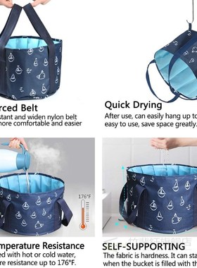 Collapsible Bucket for Soaking Feet Portable Travel Foot Bat