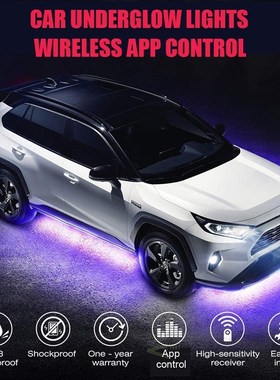 Car Underglow Light Flexible Strip LED Underbody Lights Remo