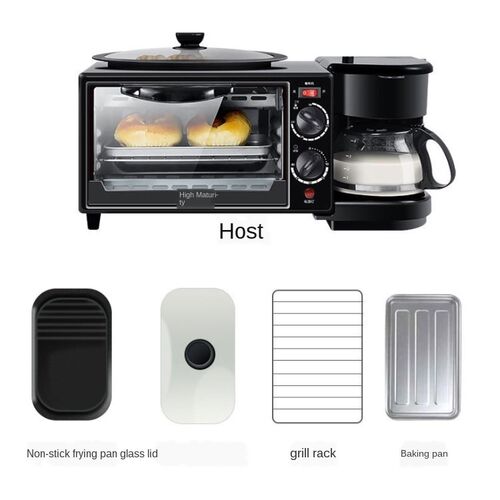 Multi-Function Triple Breakfast Machine Direct Oven Coffee M
