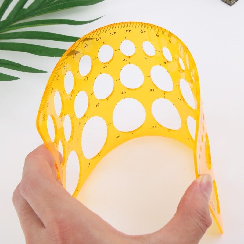 ellipse oval template geometry college math measuring tool s