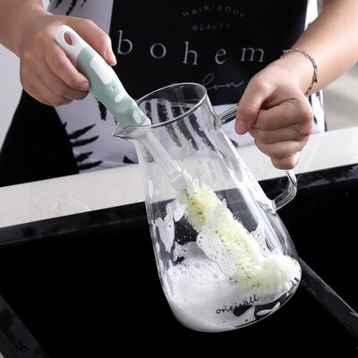 Kitchen Cleaning Tool Cleaning Brush for Wineglass Bottle Co