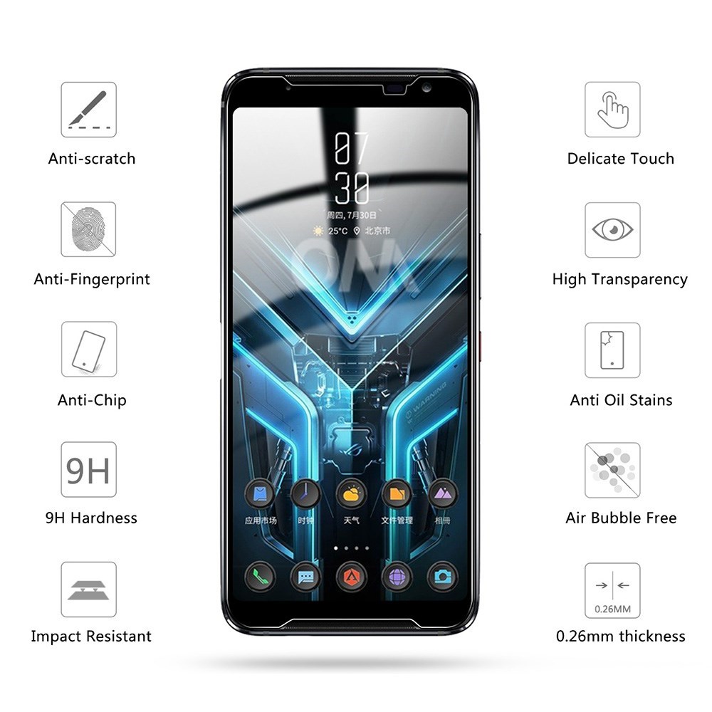 Screen Protector for ASUS ROG Phone 3 ZS661KS Tempered Glas