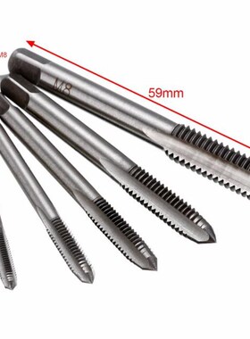5pcs Metric Hand Tap Set HSS Screw Hand Screw Thread Plug Ta