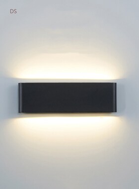 12w Simple LED Waterproof Outdoorr Wall Lamp Aluminum Garden