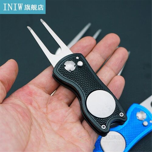1 PC Stainless Steel Golf Pitchfork Putting Green Fork Golf
