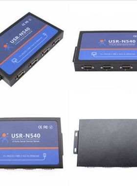 USR-N540 RS232 Serial Rj45 Converters 4 Ports Serial RS232 R