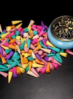Natural Incense Cones 50/100/200/500g Fragrant Tower Torn Pe