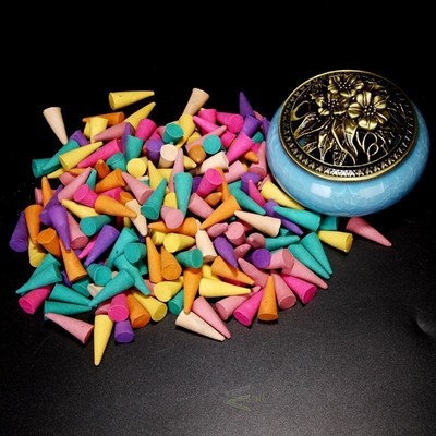 Natural Incense Cones 50/100/200/500g Fragrant Tower Torn Pe