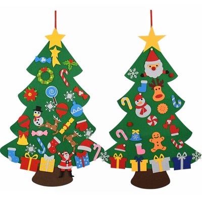 DIY Felt Christmas Tree Decorations Kids Gifts Xmas Tree Doo