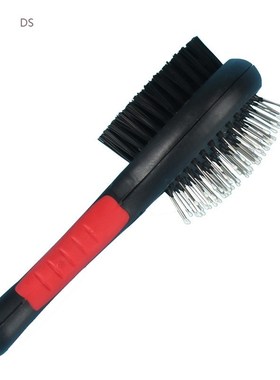 1PC Double Faced Pet Dog Comb Long Hair Brush Plastic Handle