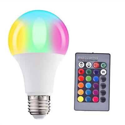 1PC E27 RGB LED Bulb Lamp LED Lamp With IR Remote Control Li