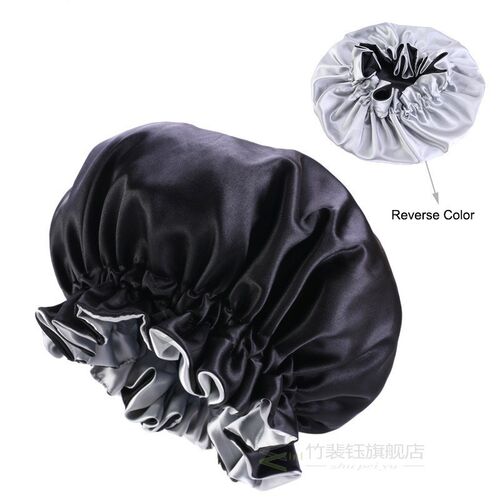 Sd Color Extra Large Satin Silk Bonnet Sleep Cap  Chemothera