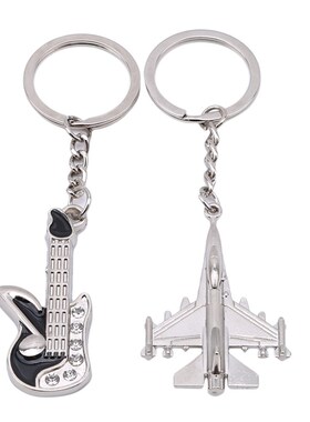 Airplane Guitars Car Keychain Metal Alloy Car Keychains Pend