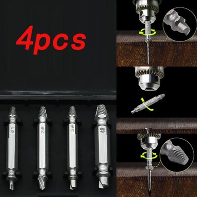 4PCS Break screw slide  break wire break head screw extracto