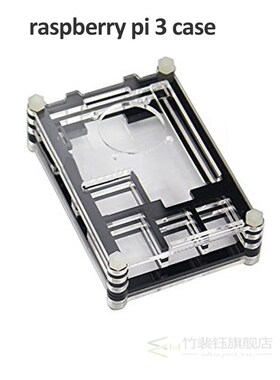 Raspberry Pi 4 Case 9 Layers Acrylic Box Case Shell Cover Wi