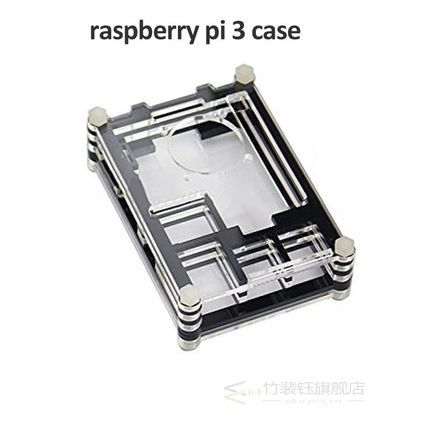 Raspberry Pi 4 Case 9 Layers Acrylic Box Case Shell Cover Wi